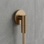 Шланговое подключение Hansgrohe FixFit Fine S 28882140 матовая бронза