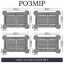 Клавиша смыва скрыта Edplit M2 PRO E10052 для Geberit Sigma