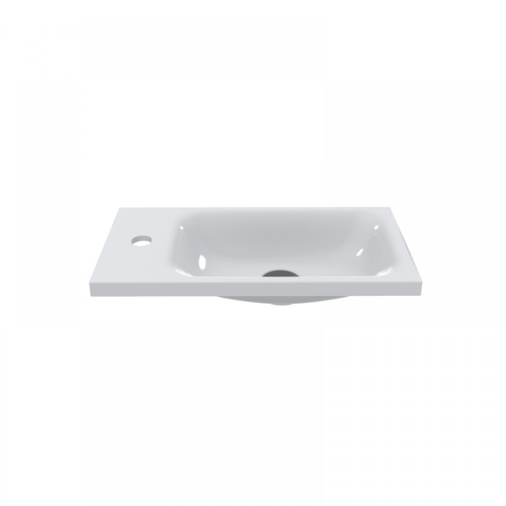 Тумба с раковиной Devit Small 063050B, 50 см, черный