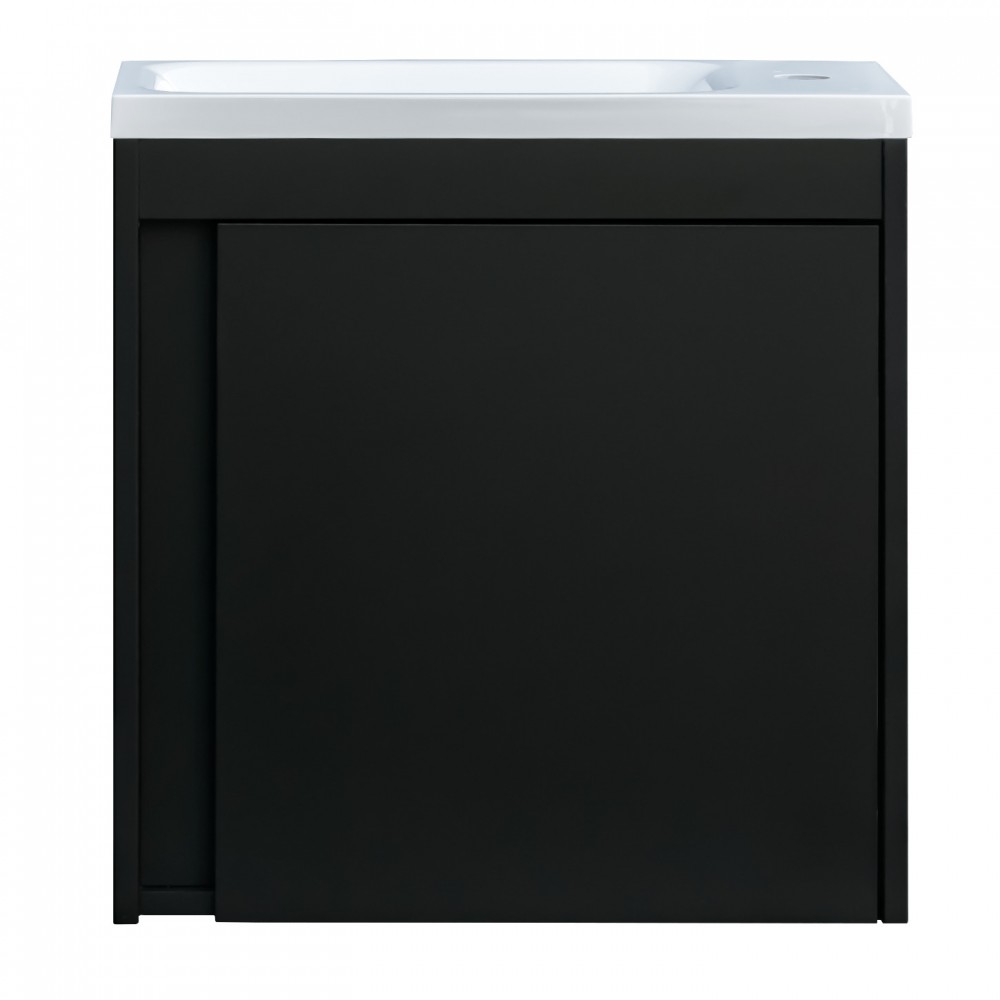 Тумба с раковиной Devit Small 063050B, 50 см, черный