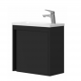 Тумба с раковиной Devit Small 063050B, 50 см, черный