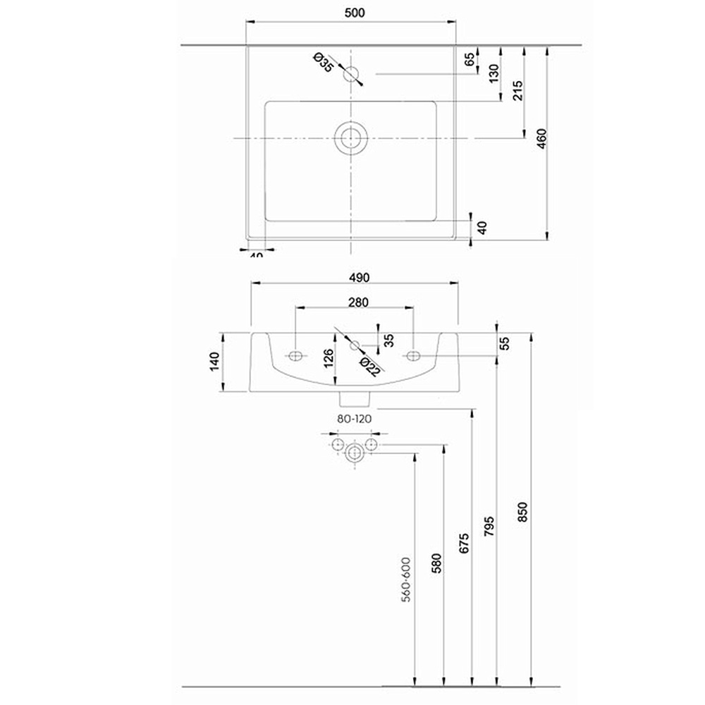 Раковина Kolo Twins L51150 50 см