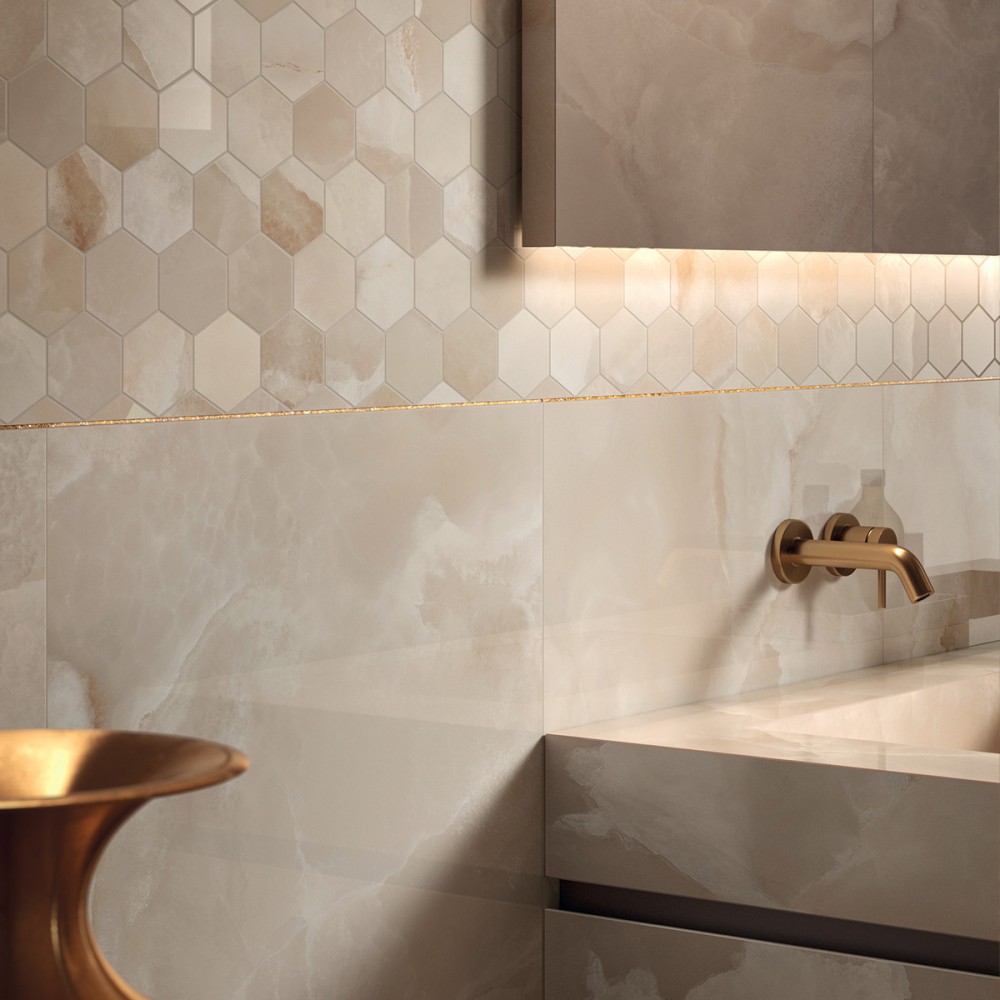 Керамогранит Mirage Onyce Coconut ON 01 PRL SQ 60x120 см