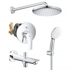 Душевая система скрытого монтажа Grohe Eurosmart UA26415SC11 3 потребителя, хром