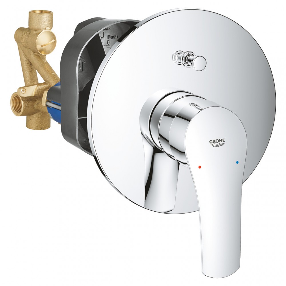 Душевая система скрытого монтажа Grohe Eurosmart UA26415SC11 3 потребителя, хром