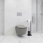 Унитаз подвесной Creavit Elegant EG321-11CG00E-0000 безободковый с крышкой Soft Close KC1103.01.1800E цвет Cool Grey