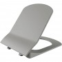 Унитаз подвесной Creavit Elegant EG321-11CG00E-0000 безободковый с крышкой Soft Close KC1103.01.1800E цвет Cool Grey