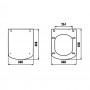 Унитаз подвесной Creavit Elegant EG321-11CG00E-0000 безободковый с крышкой Soft Close KC1103.01.1800E цвет Cool Grey