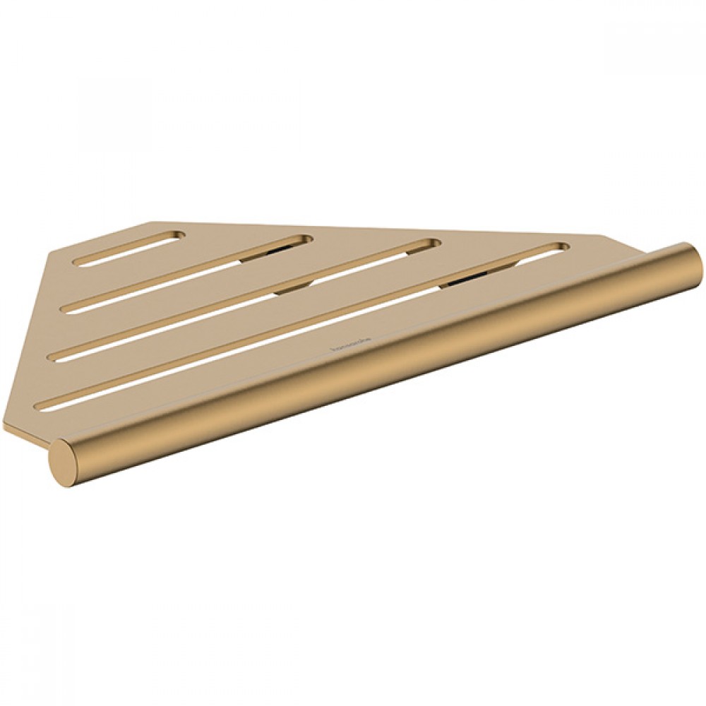 Полка угловая Hansgrohe AddStoris S 41761140 бронза брашированная