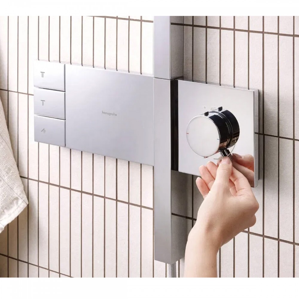 Душевая система Hansgrohe Raindance Alive Q 24590000 210/340 2jet с ShowerSelect Comfort хром