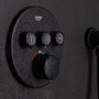 Смеситель скрытого монтажа Grohe SmartControl 29508KF0 с термостатом (наружная часть) черный