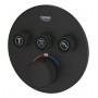 Смеситель скрытого монтажа Grohe SmartControl 29508KF0 с термостатом (наружная часть) черный