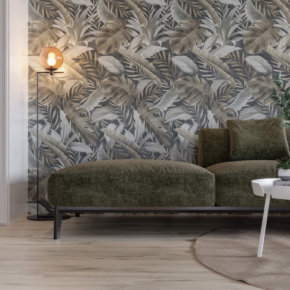 Керамогранит Golden Tile Oasis Tropics Черный OSС920 60Х120 см