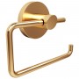 Держатель для туалетной бумаги без крышки Devit Flow DFL41000601BG, цвет Brushed Gold PVD