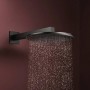 Держатель верхнего душа Hansgrohe 24337340 390 мм, черный хром брашированный