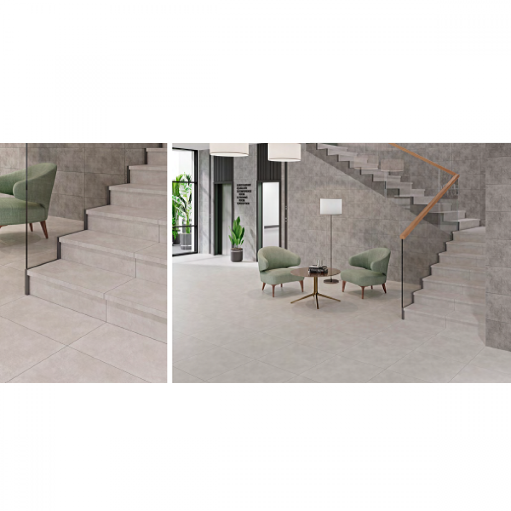 Ступень Cersanit Gptu603 Light Grey Steptread Kapinos 31,8x59,8 см