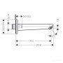 Излив для ванны Hansgrohe Logis 71410000