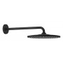Верхний душ Grohe Rainshower 22121KF0 с кронштейном, 1 режим струи, черный