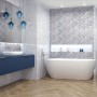 Плитка Golden Tile DECO блакитный DC3051 30х60 см