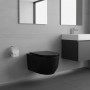 Унитаз подвесной Devit Art 3.0 3030140B безободковый с крышкой soft-close, Vortex Flush, черный мат