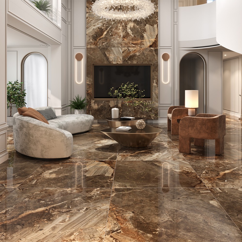 Керамогранит Almera Ceramica-2 Volcane Brown 120x120 см