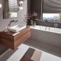 Смеситель скрытого монтажа для ванны Hansgrohe Vivenis 75415340 хром черный матовый