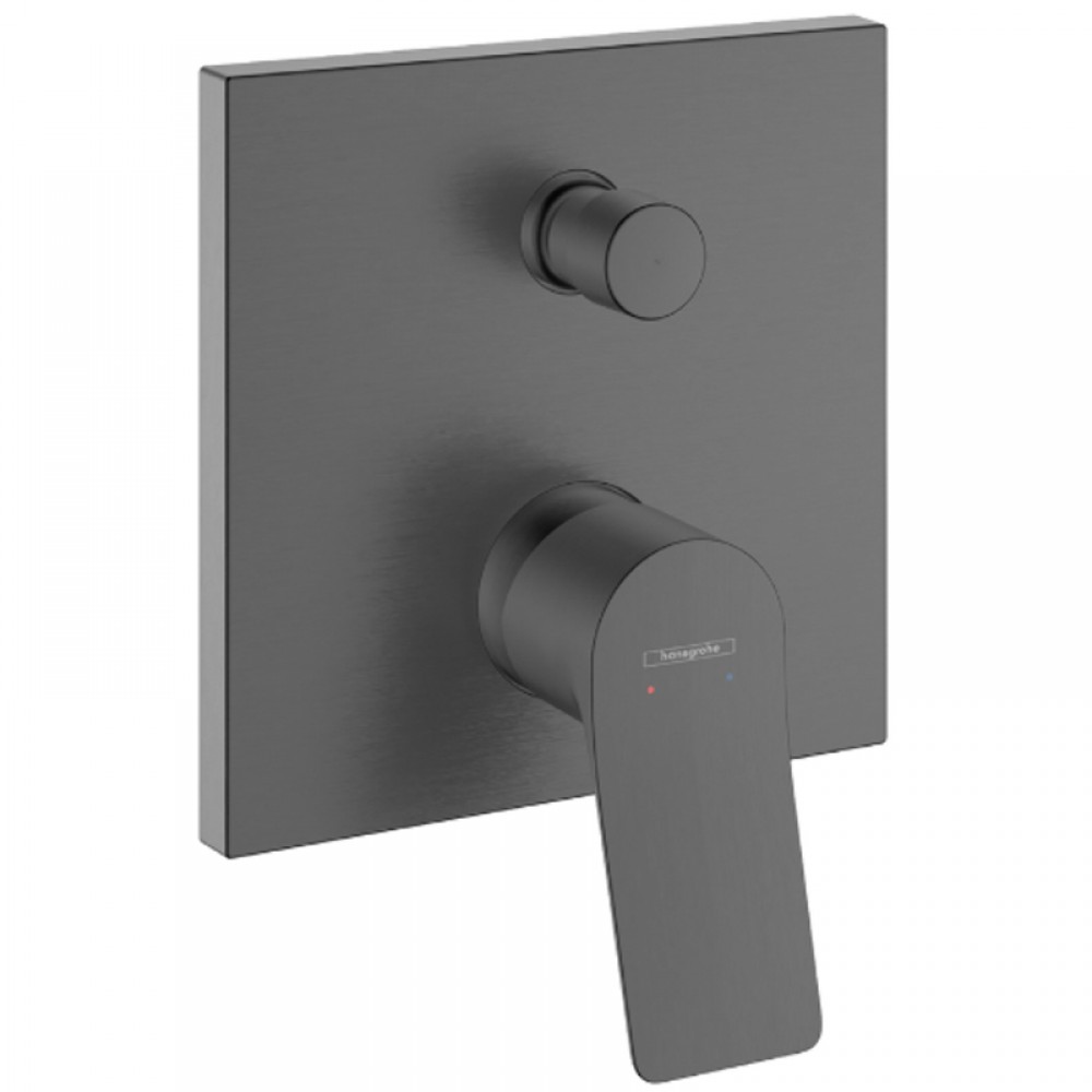 Смеситель скрытого монтажа для ванны Hansgrohe Vivenis 75415340 хром черный матовый