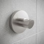 Одинарный крючок Devit Flow DFL21010202BN, Brushed Nickel PVD