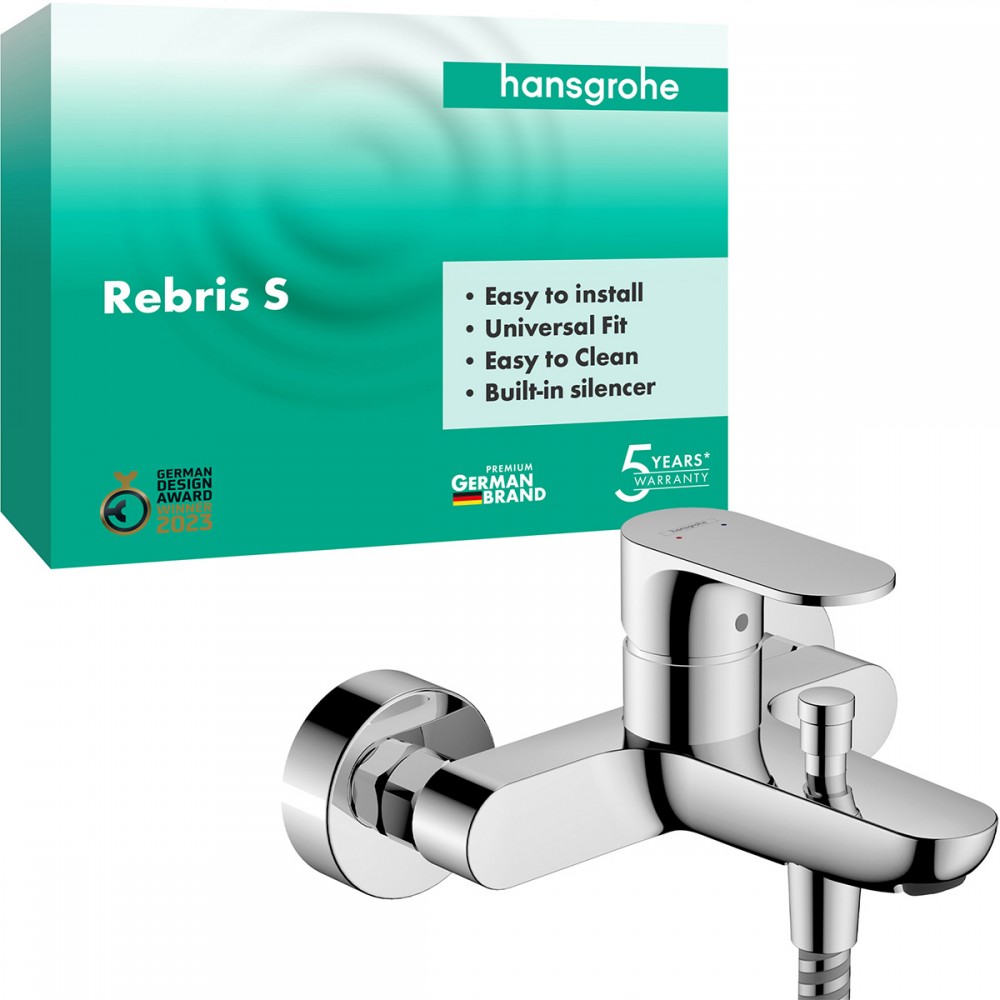 Смеситель для ванны Hansgrohe Rebris S 72440000 хром