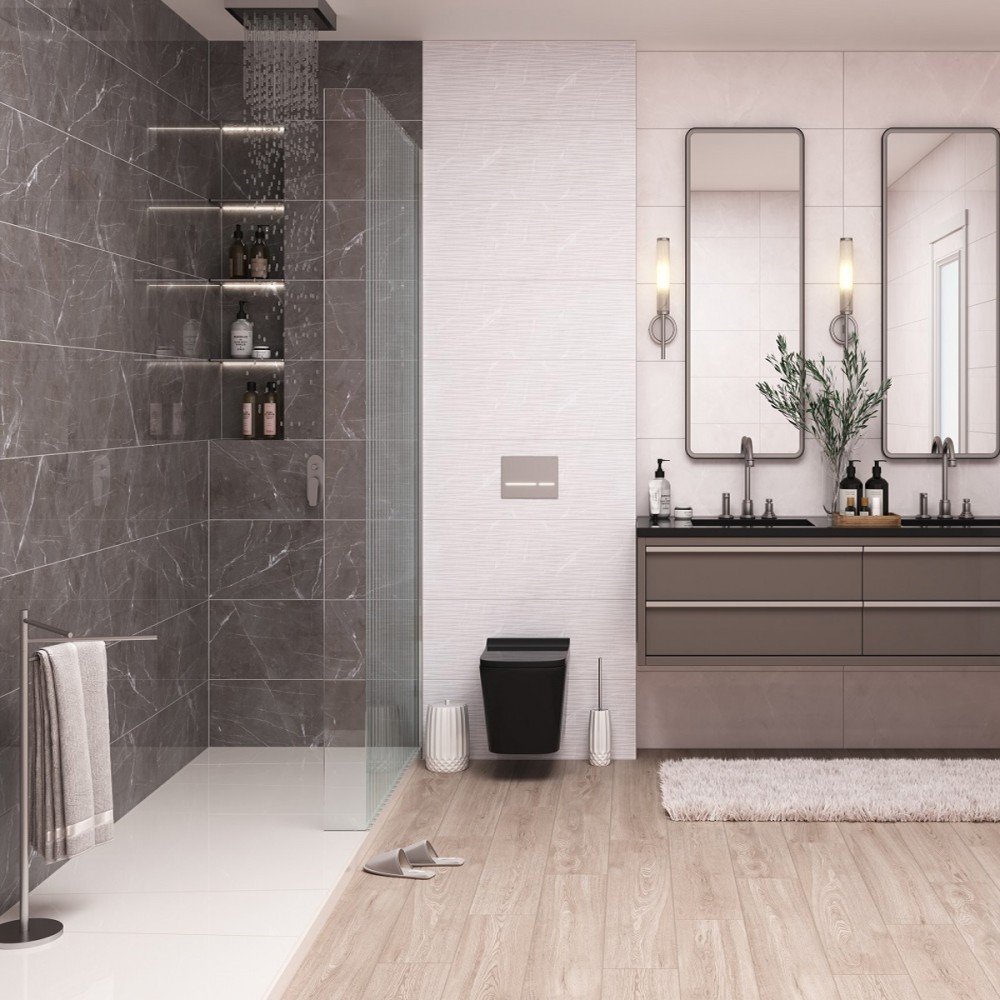 Плитка Ceramica Deseo Etania Nero 30х90 см