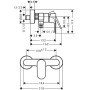 Смеситель для душа Hansgrohe Rebris S 72640000