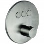 Смеситель скрытого монтажа для душа Paffoni Compact CPT 019 ST с термостатом, цвет - сталь