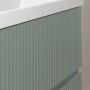 Тумба Royo Vora 131769 80 см подвесная со столешницей 131452 mineral green (зеленый)