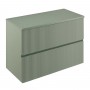Тумба Royo Vora 131769 80 см подвесная со столешницей 131452 mineral green (зеленый)