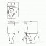 Унитаз-компакт Kolo Modo L39003 с сиденьем из дюропласта Soft close