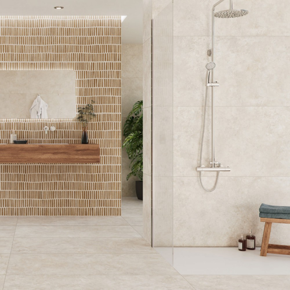 Керамогранит Almera Ceramica (Spain) P.E. Tivoli Almond Mt Rect 100x100 см