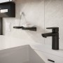 Стакан Hansgrohe AddStoris 41749670 с держателем черный матовый