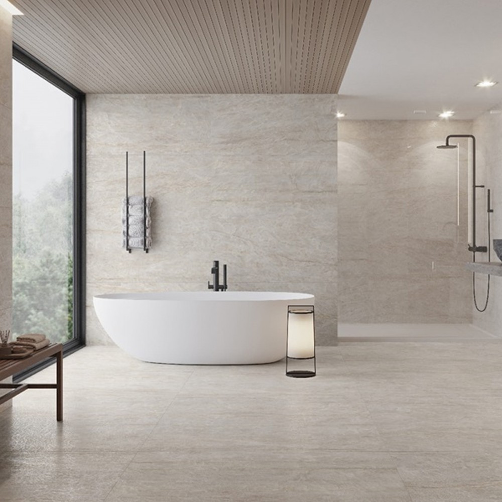 Керамогранит Almera Ceramica (Spain) Pris. Lab. Naica Crema 120x120 см