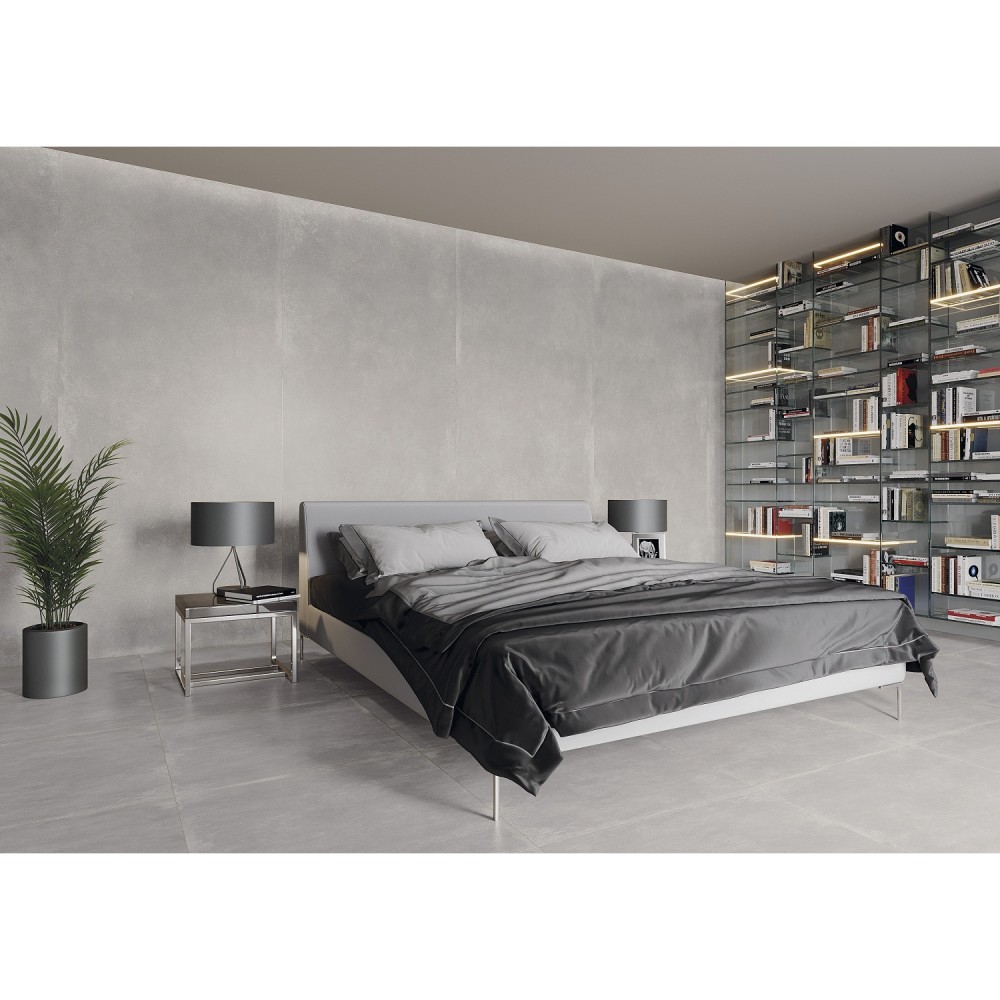 Керамогранит Cerrad Gres Modern Concrete Silver Rect 79,7x79,7 см