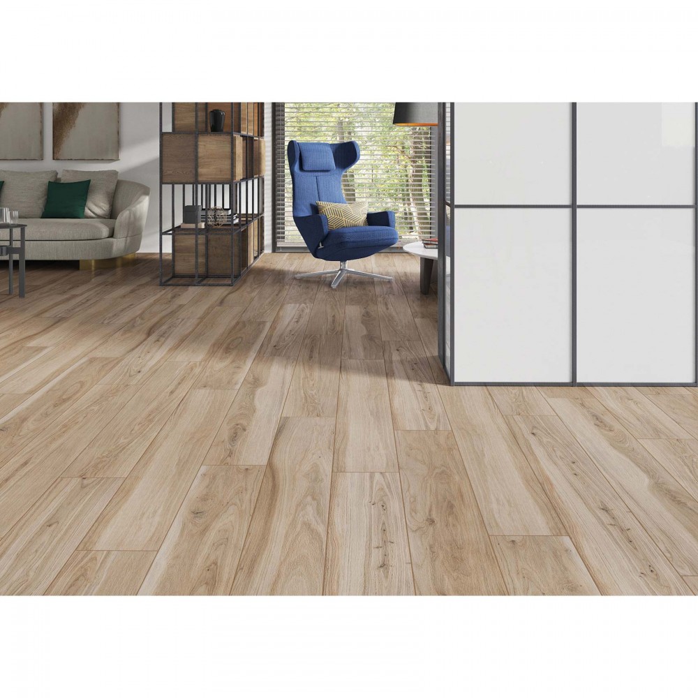 Керамогранит Cerrad Podloga Acero Sabbia Rect 19,3х120,2 см