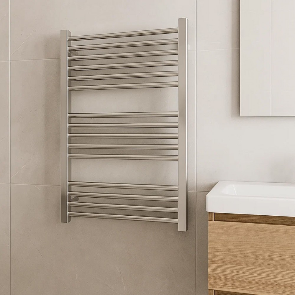 Полотенцесушитель водяной Mario INOX Гера 770х530/500, 770х530 см полированная нержавеющая сталь