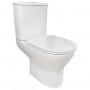 Унитаз-компакт Devit Basic Round 3020147 безободковый с крышкой soft-close, белый