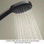 Смеситель для ванны Grohe Cubeo 1018142430 с душевым набором, черный матовый