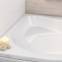 Ванна акриловая Cersanit Sicilia New S301-097 / AZBA1000913342 170х100 левосторонняя с ножками