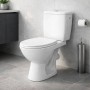 Унитаз-компакт Mito Milos 817 KA010 (K681-009) с сиденьем из полипропилена, белый