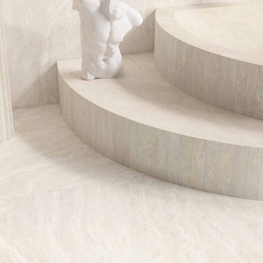 Керамогранит Emil Ceramica Dual Travertine Ennr Dt.Pa White 5,3x30 см