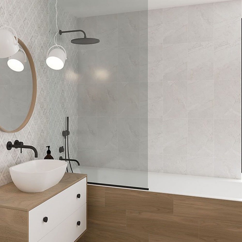 Плитка Cersanit Glam White Glossy 25x40 см
