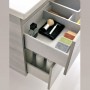 Тумба Royo Onix C0075458 80 см с раковиной Slim, серый цемент