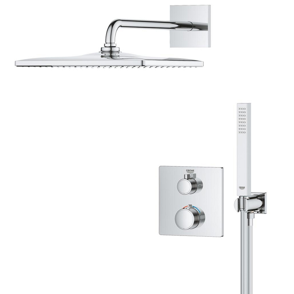 Душевая система скрытого монтажа с термостатом Grohe Grohtherm 34870000