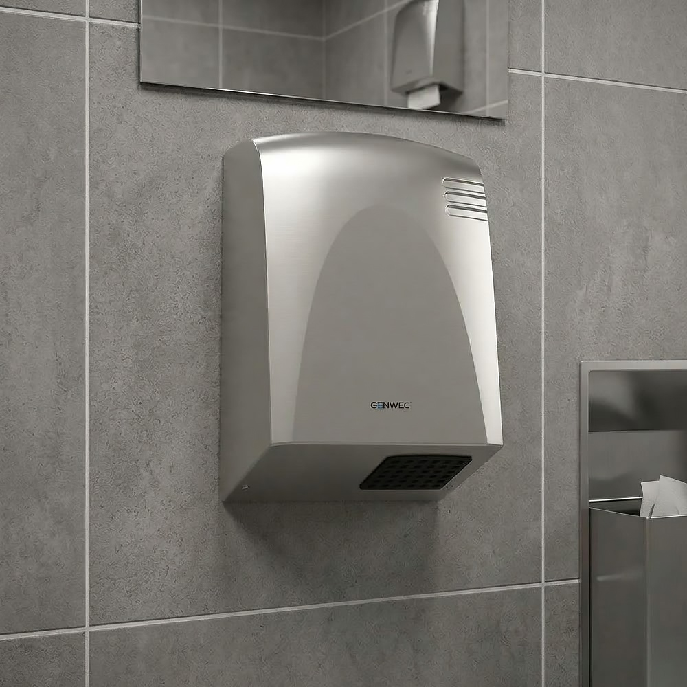 Сушилка для рук Genwec Wecflow GW01 14 04 01 1800 Вт хром матовый
